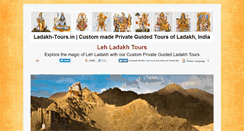 Desktop Screenshot of ladakh-tours.in