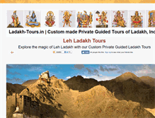 Tablet Screenshot of ladakh-tours.in